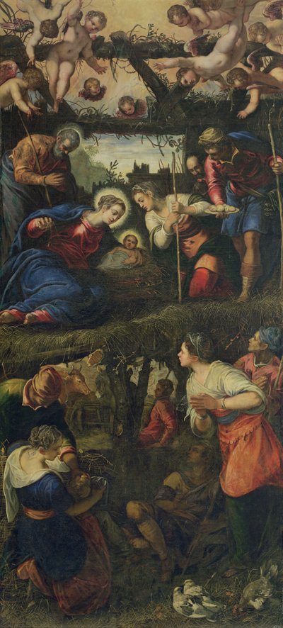 The Nativity and Adoration by Jacopo Robusti Tintoretto